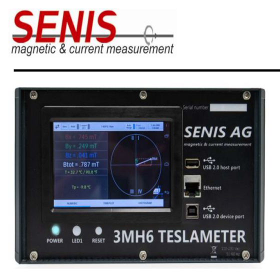 3MH6 Advance 3 axis Teslamater 旗艦型3軸特斯拉計