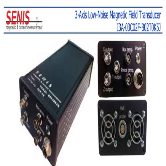 I3A_3-Axis Low-Noise Magnetic Field Transducer 