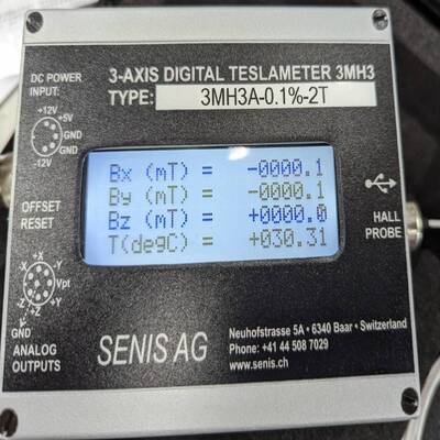 3MH3 Basic 3 axis Teslameter工業級精密型3軸特斯拉計